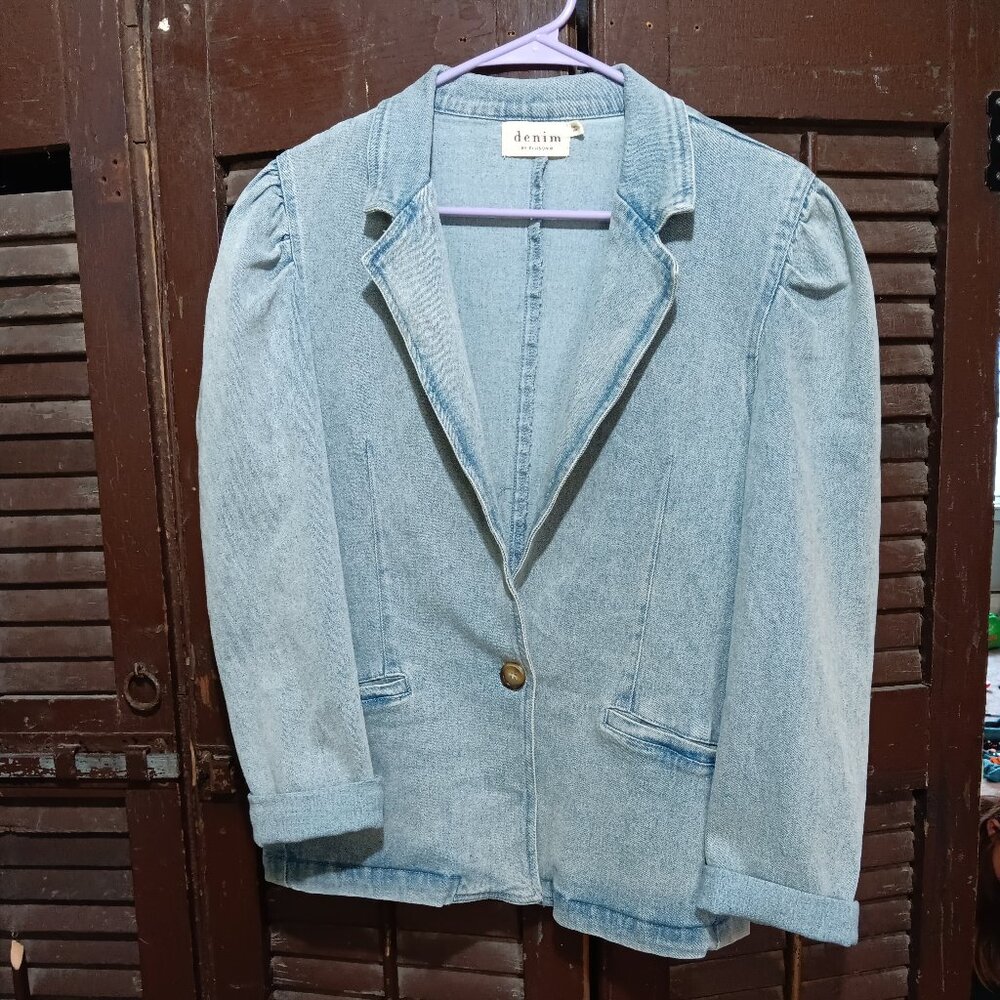 Denim by Ellison denim blazer